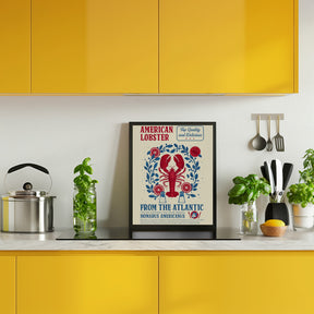 Lobster kitchen print Poster