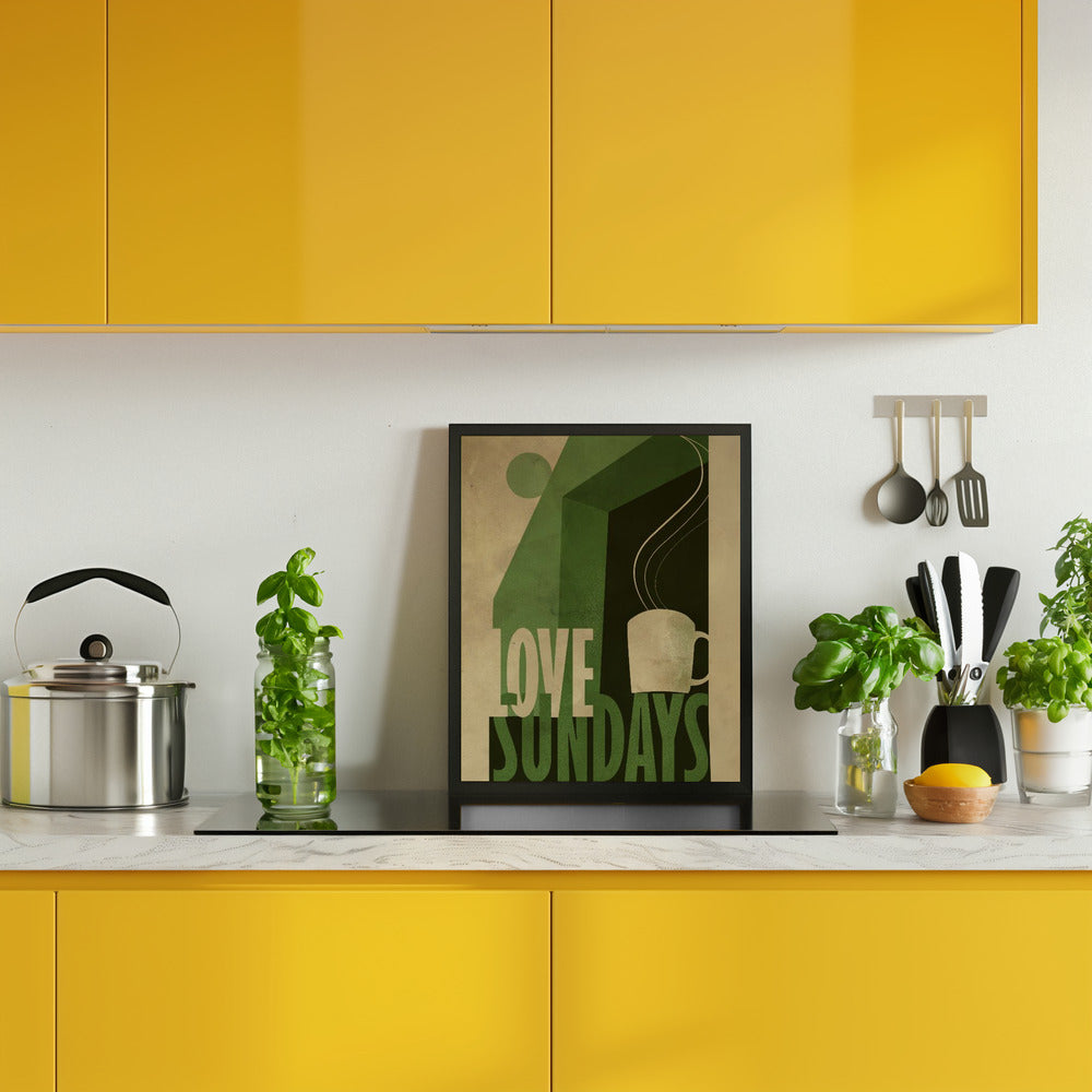 Love Sunday print Poster