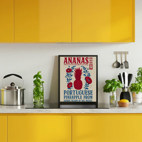 Pineapple kitchen print Poster