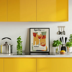 Aperol spritz print Poster