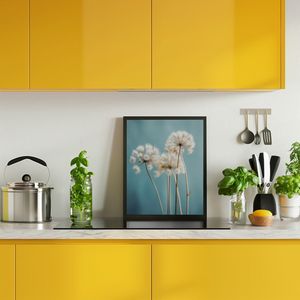 Fluffy Flowers Poster