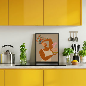 Fish And Oranges Poster