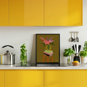 Floral Vase Poster