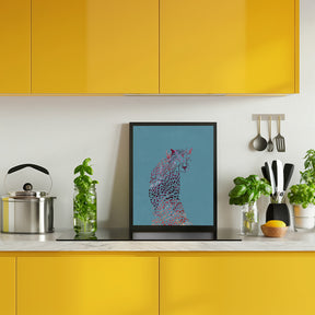 Abstract Cheetah Poster