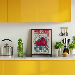 Pomodori Kitchen print Poster