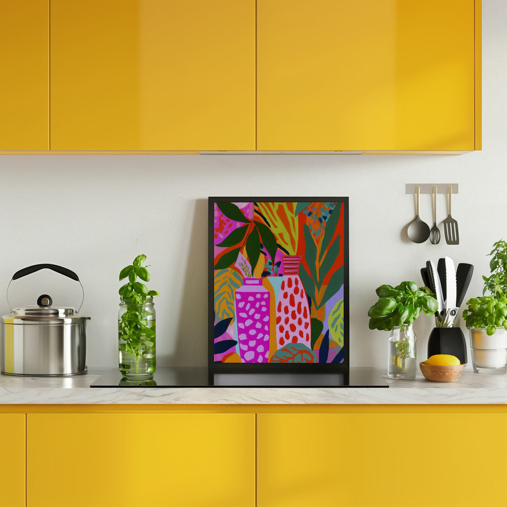 Vases And Botanic Poster