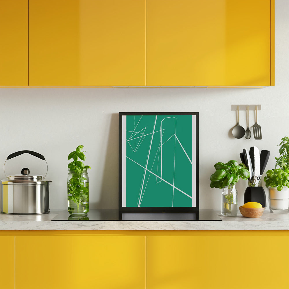 Angular Lines No 8 Poster