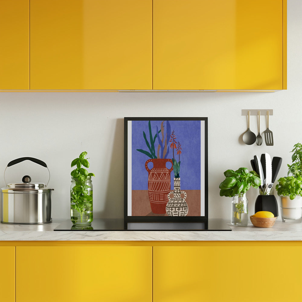 Flower Vase 3ratio 2x3 Print By Bohonewart Poster