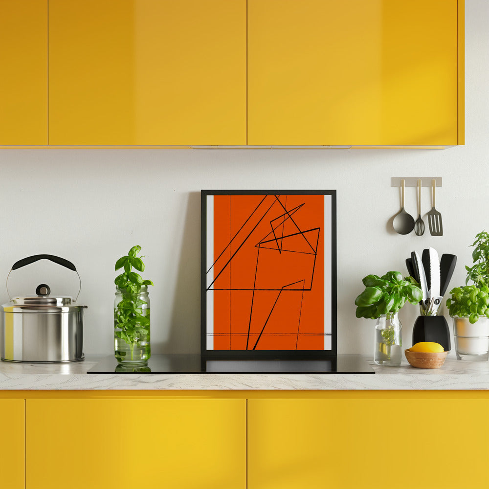 Angular Lines Poster
