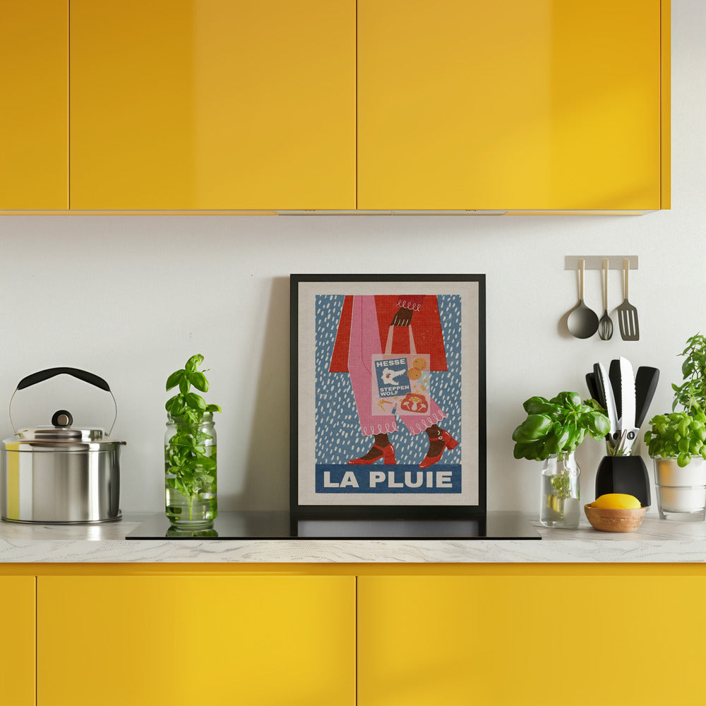 La Pluie French Style Poster