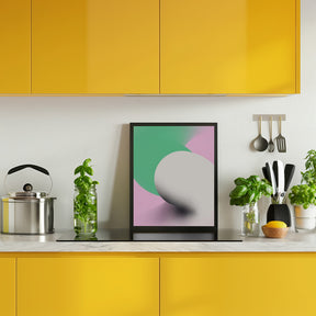 Minty Abstract Poster