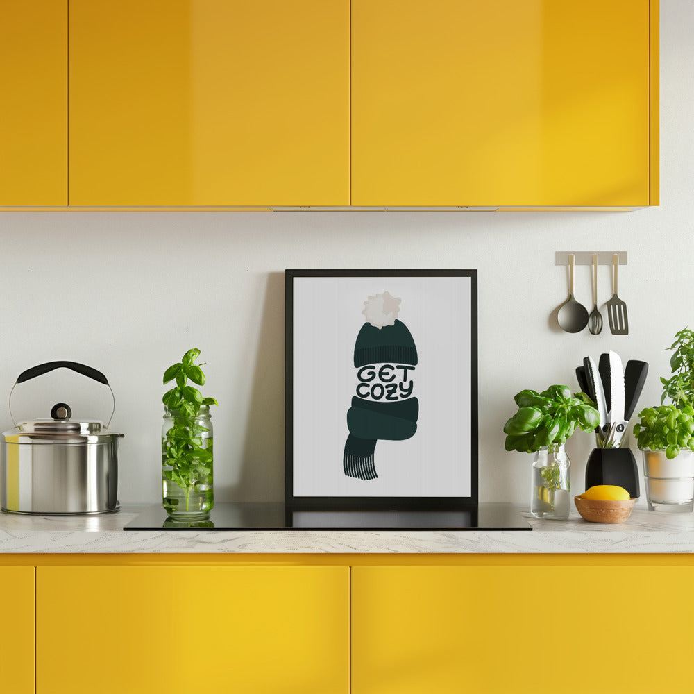 Get cozy (green) Poster