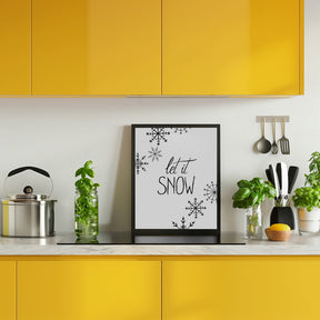 Inky let it snow Poster