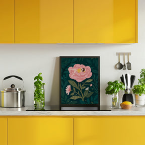 Peony Girl Poster