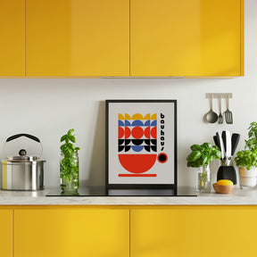 Bauhaus Coffee 70s Decor Poster