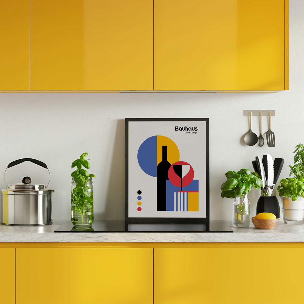 Bauhaus Wine Lodge Poster