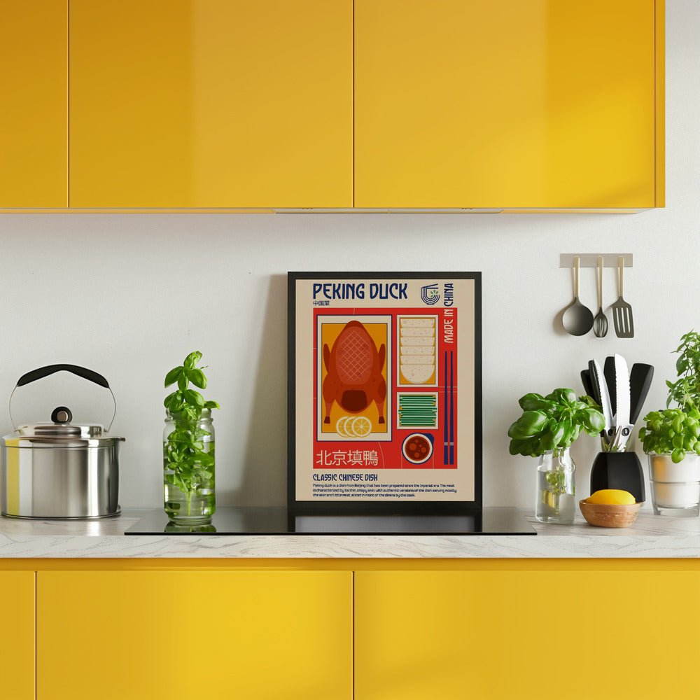 Peking Duck Japanese Food Print Poster