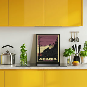 Acadia National Park Travel Print Poster