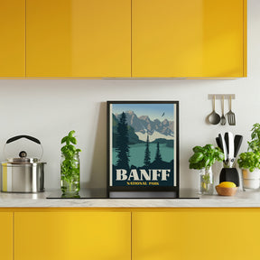 Banff National Park Travel Print Poster