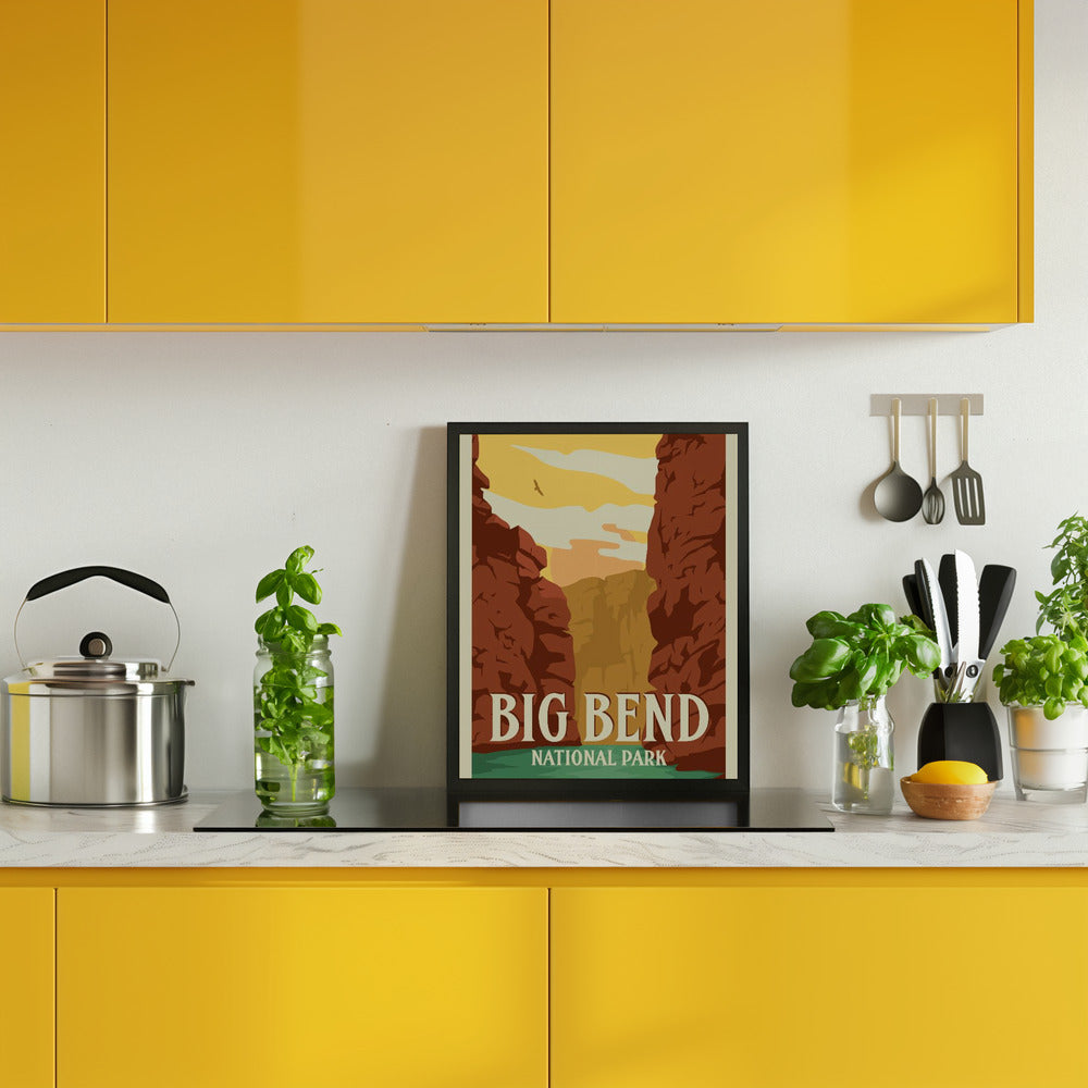 Big Bend National Park Travel Print Poster