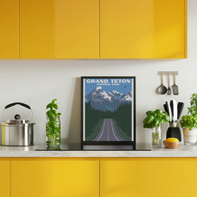 Grand Teton National Park Travel Print Poster