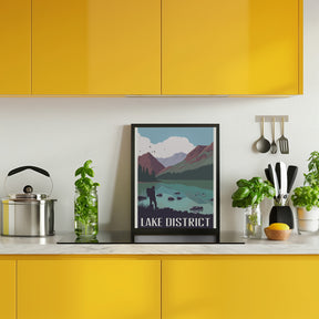 Lake District Travel Print Poster