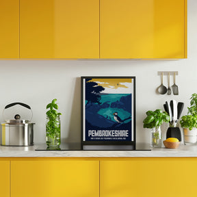 Pembrokeshire Travel Print Poster