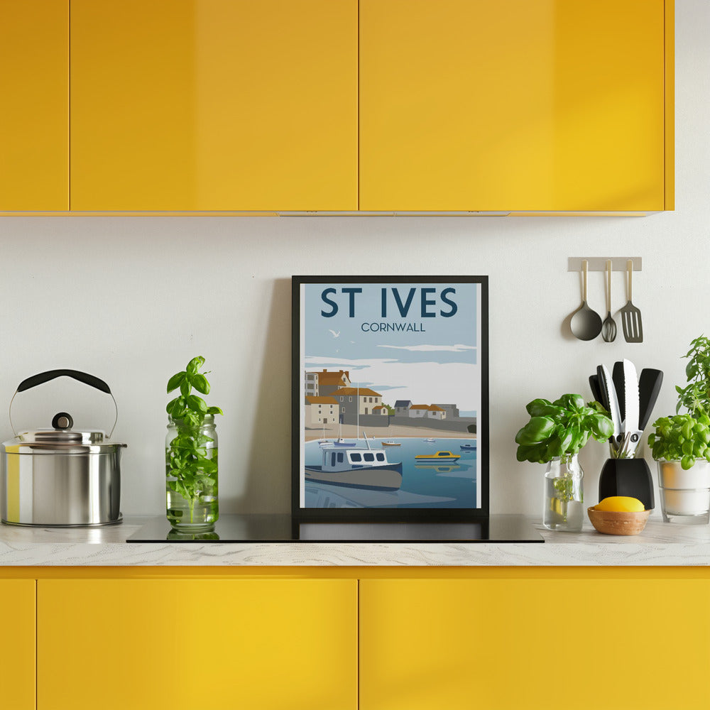 St Ives Travel Print Poster