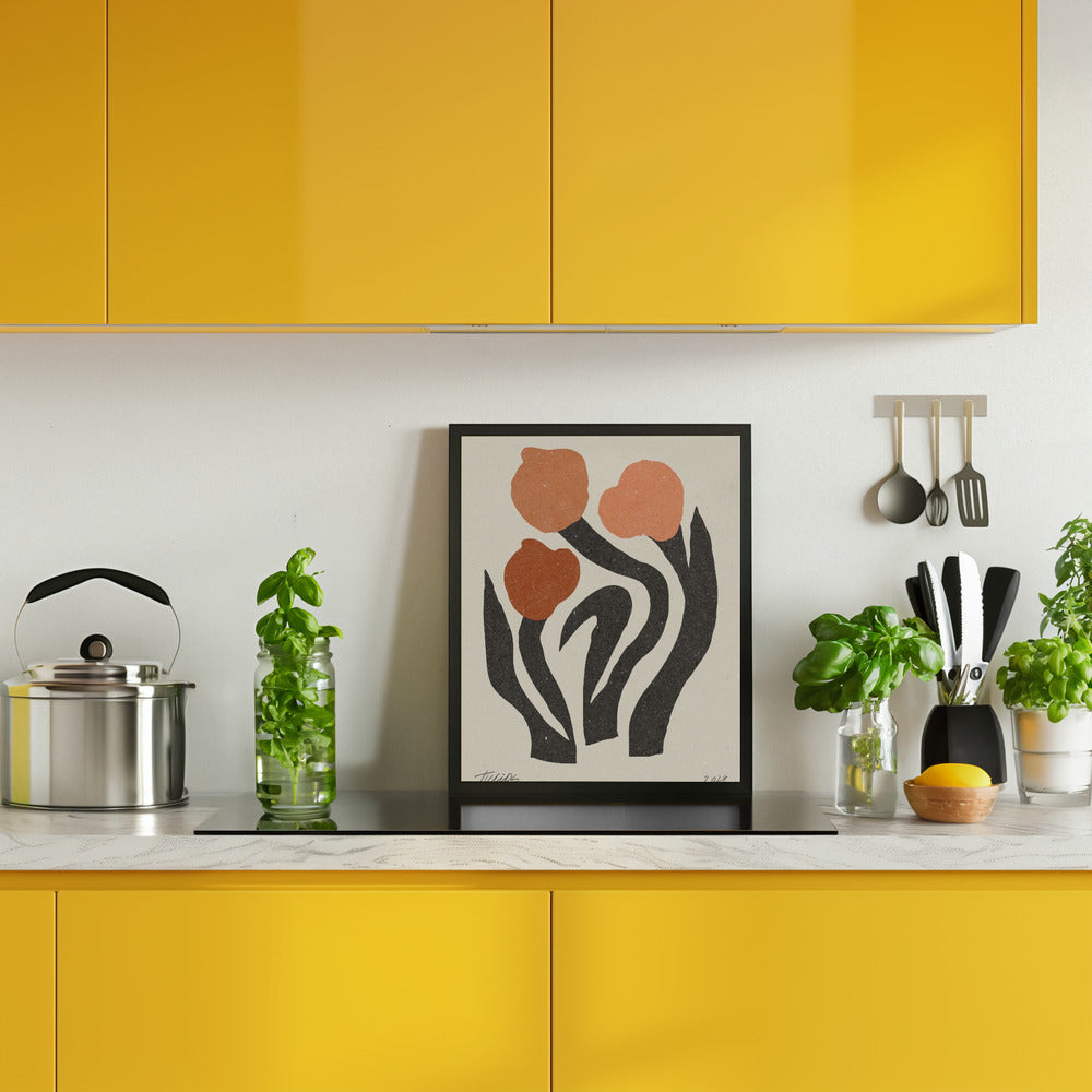 Modern Flower 02 Poster