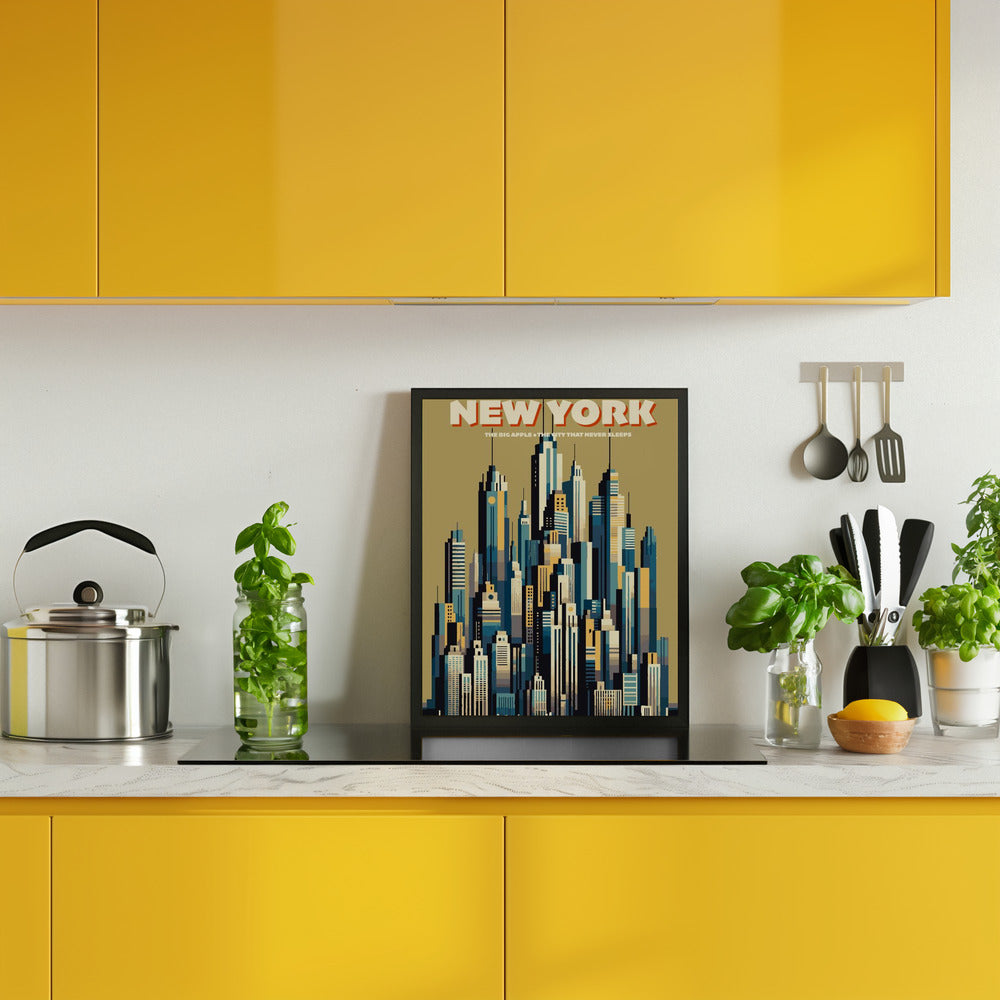 New York Skyline Poster