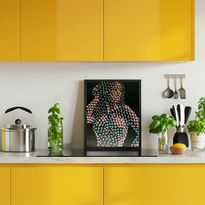 Woman in dots Poster