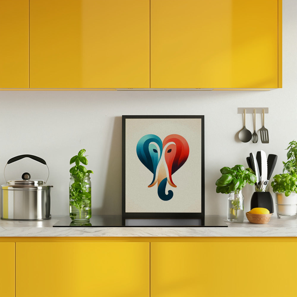 Elephant heart Poster