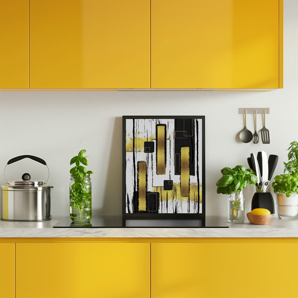 ABSTRACT ART Lively geometric fun Poster