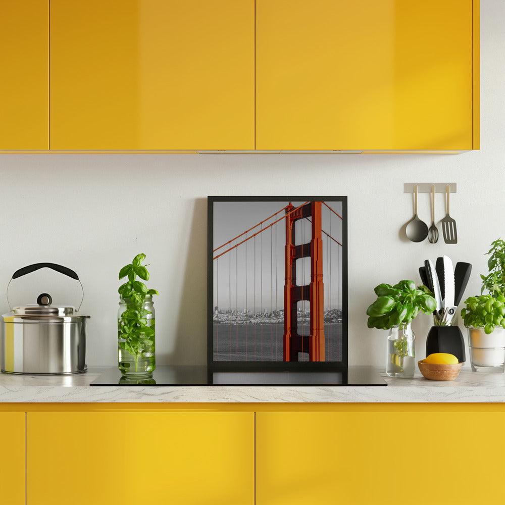 Golden Gate Bridge in Detail Poster