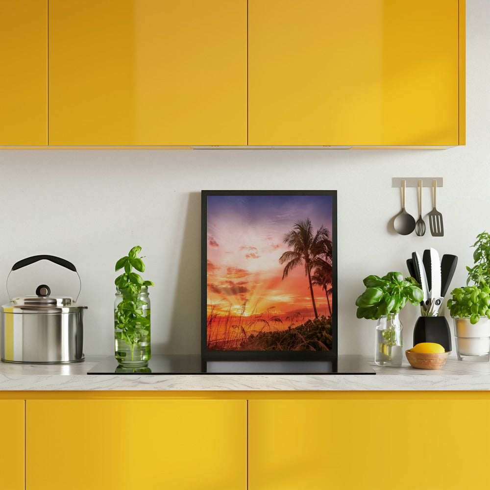 BONITA BEACH Picturesque Sunset Poster