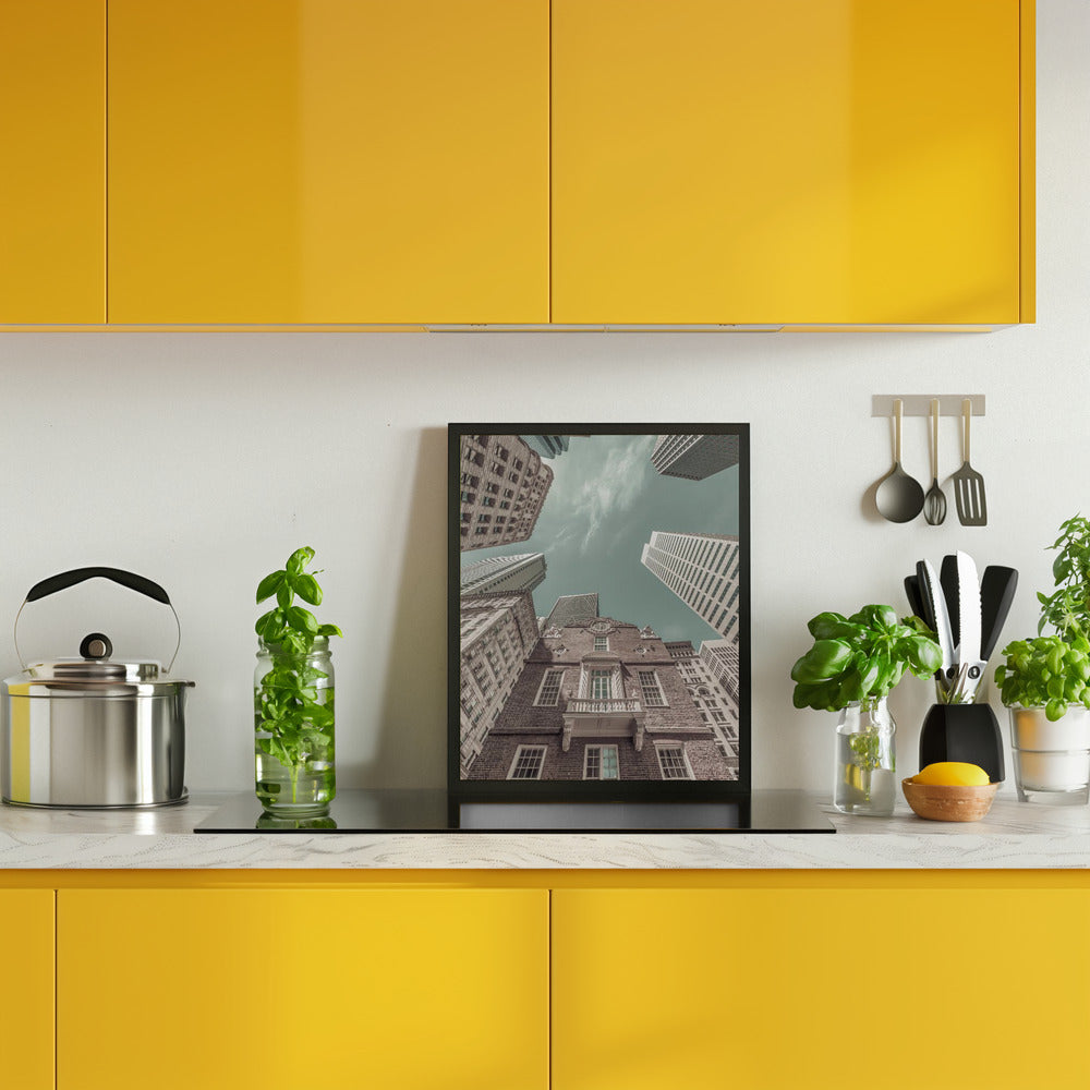 BOSTON Old State House | urban vintage style Poster