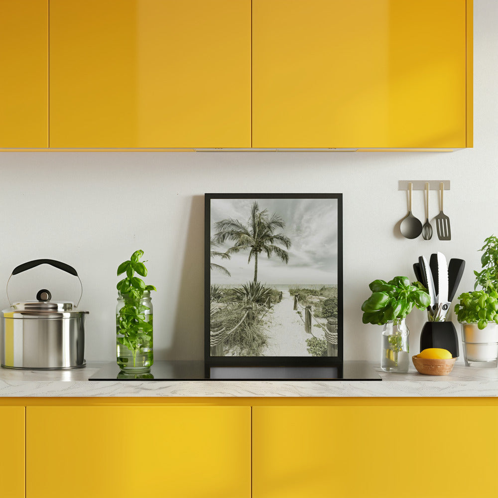 Vintage path to the beach Poster