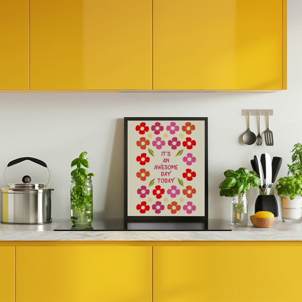 Awesome flowers Poster