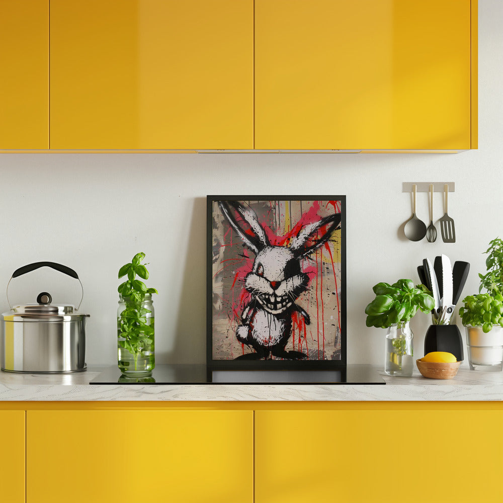 Scary Bunny Poster