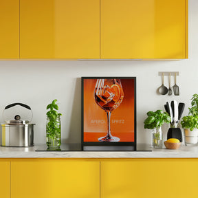 Aperol Spritz Orange Poster