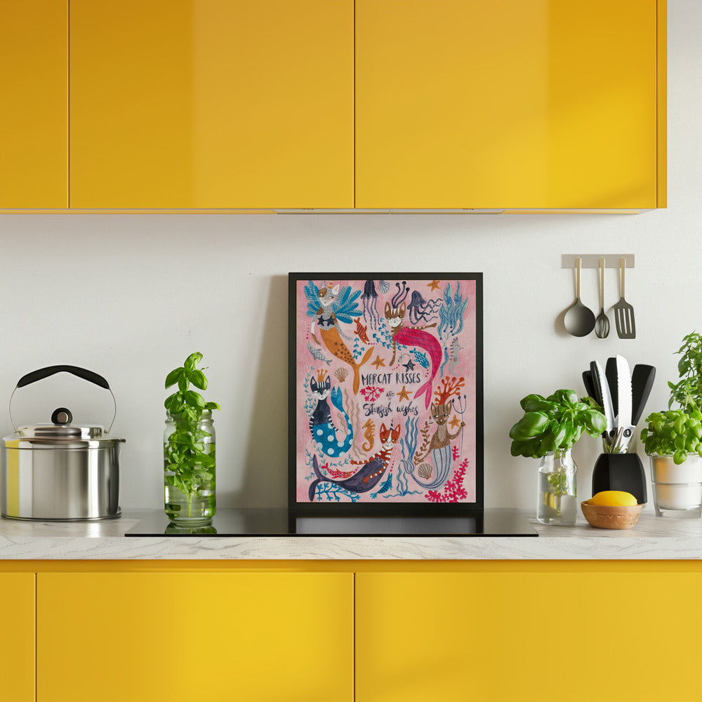 Mercats &amp; Caticorns Poster