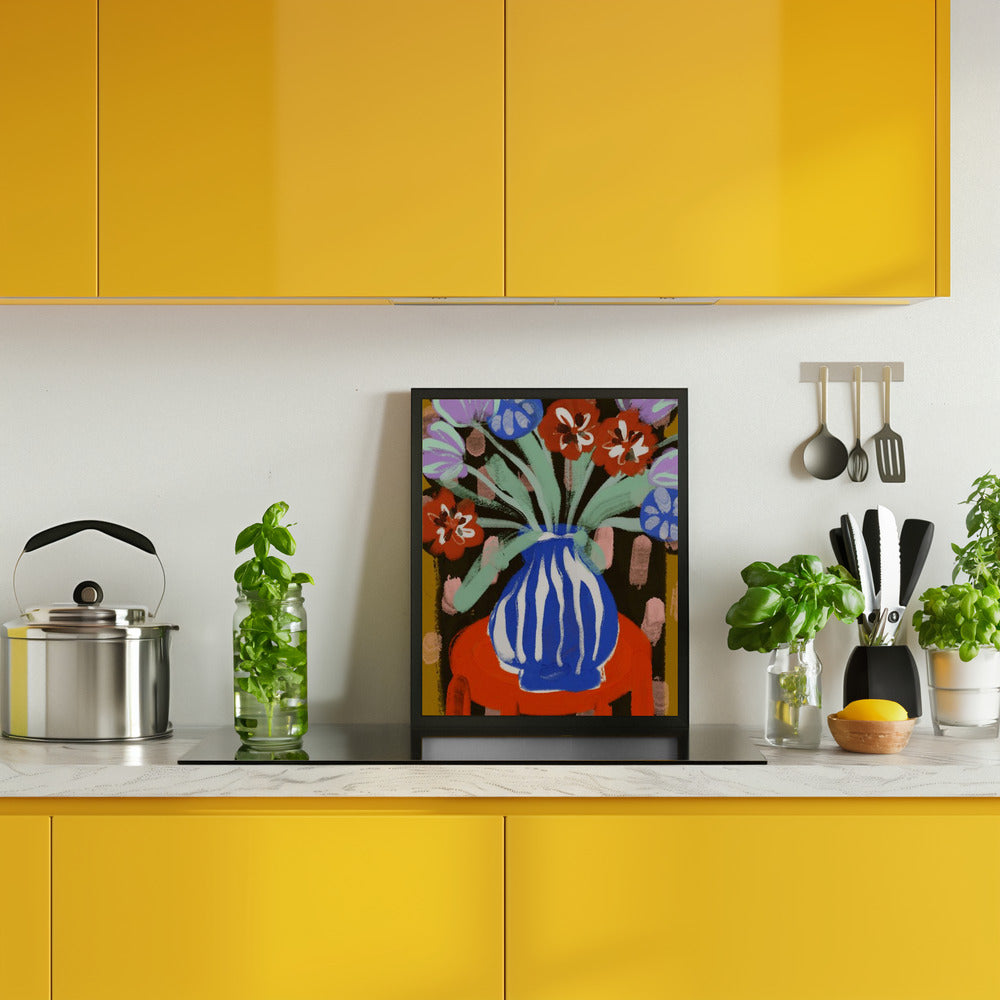 Floral still life no 2 Poster