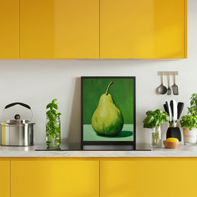 Green Pear Poster