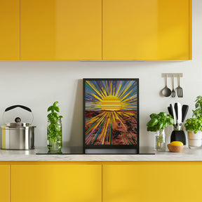 Sunrise In the Desert Poster