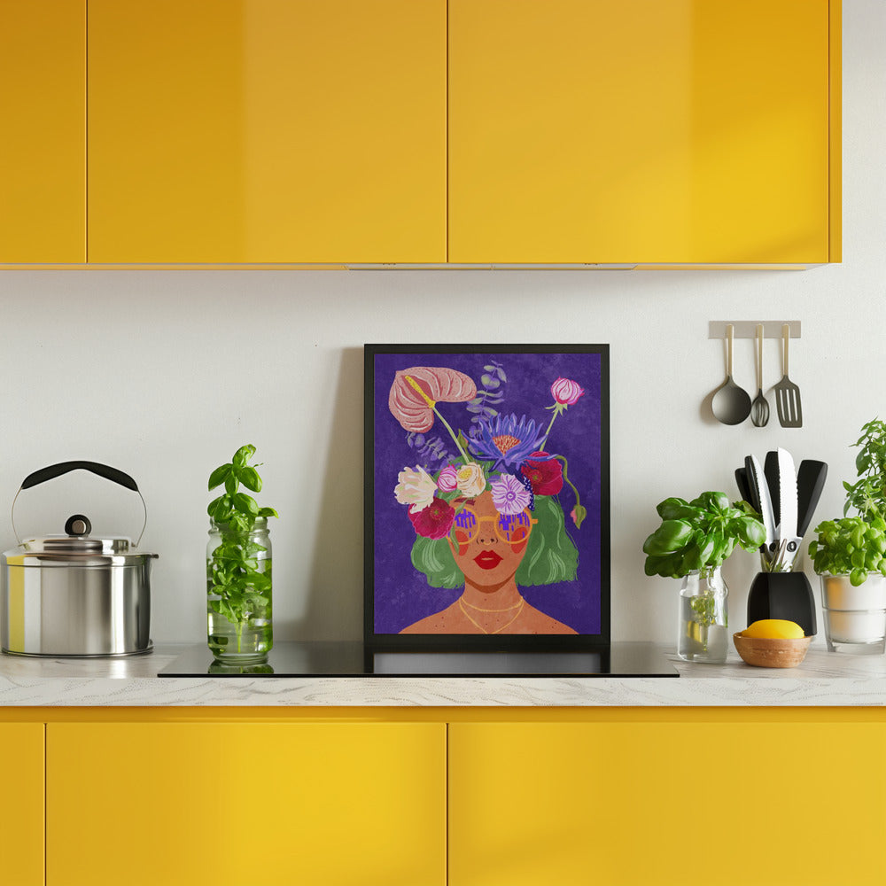 Flower head Poster