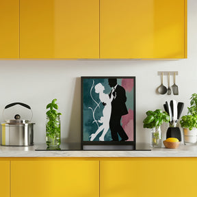 Elegant Couple Dancing Poster