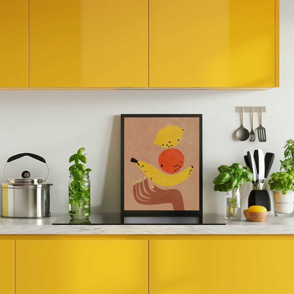 Fruits in my hand Poster