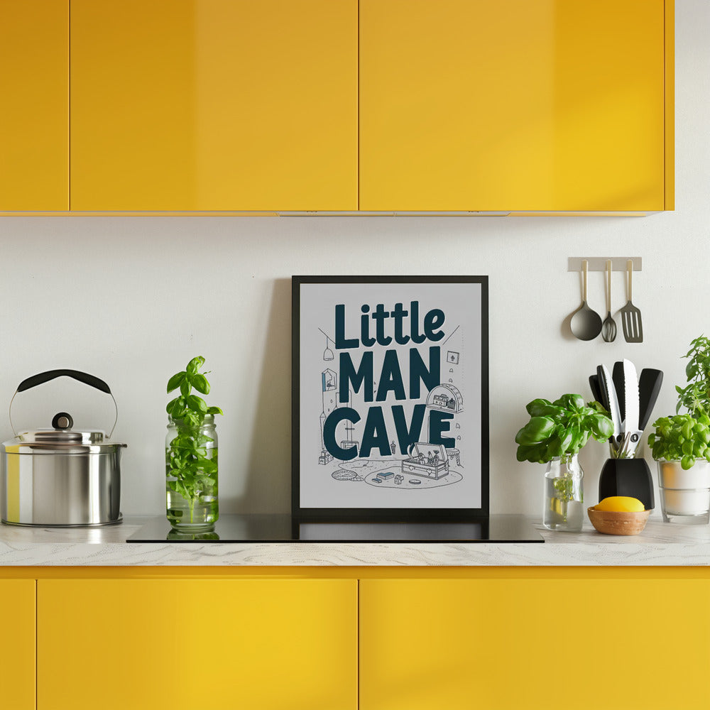 Little Man Cave Poster