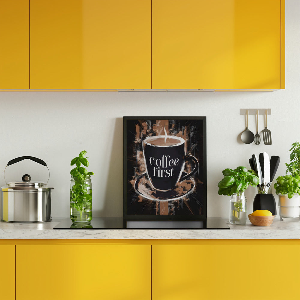 Coffee First Poster