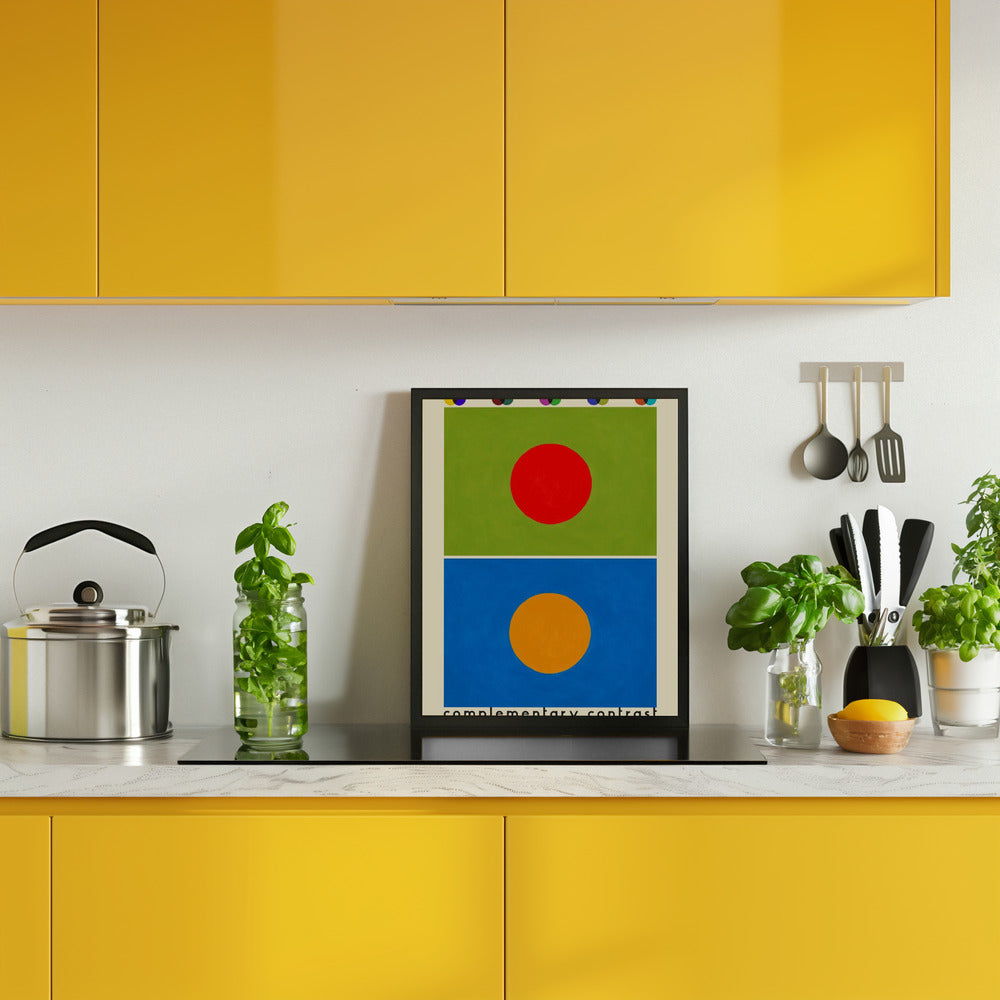Complimentary contrast Poster